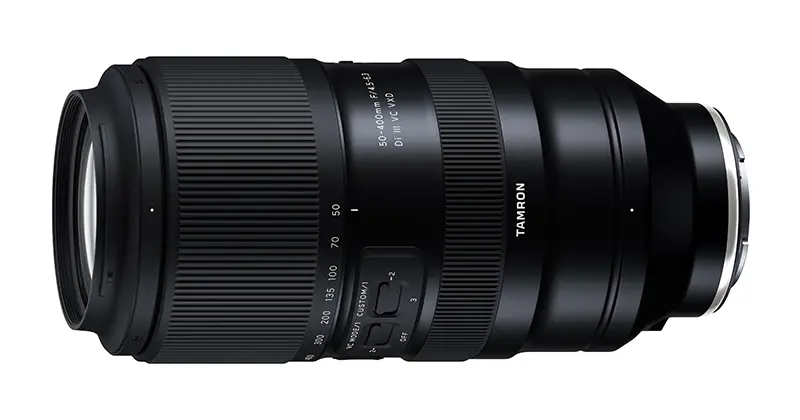 טמרון חושפת עדשת טלפוטו חדשה - 50-400mm f/4.5-6.3 Di III VC VXD